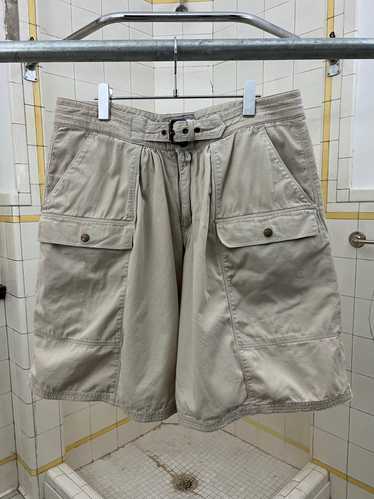 1980s Marithe Francois Girbaud Belted Cargo Shorts