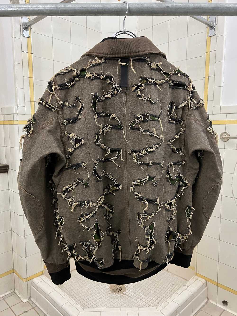 2000s Griffin Blade-Cut Camo Bomber - image 10