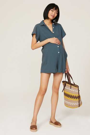 HATCH The Blue Maternity Lenora Romper