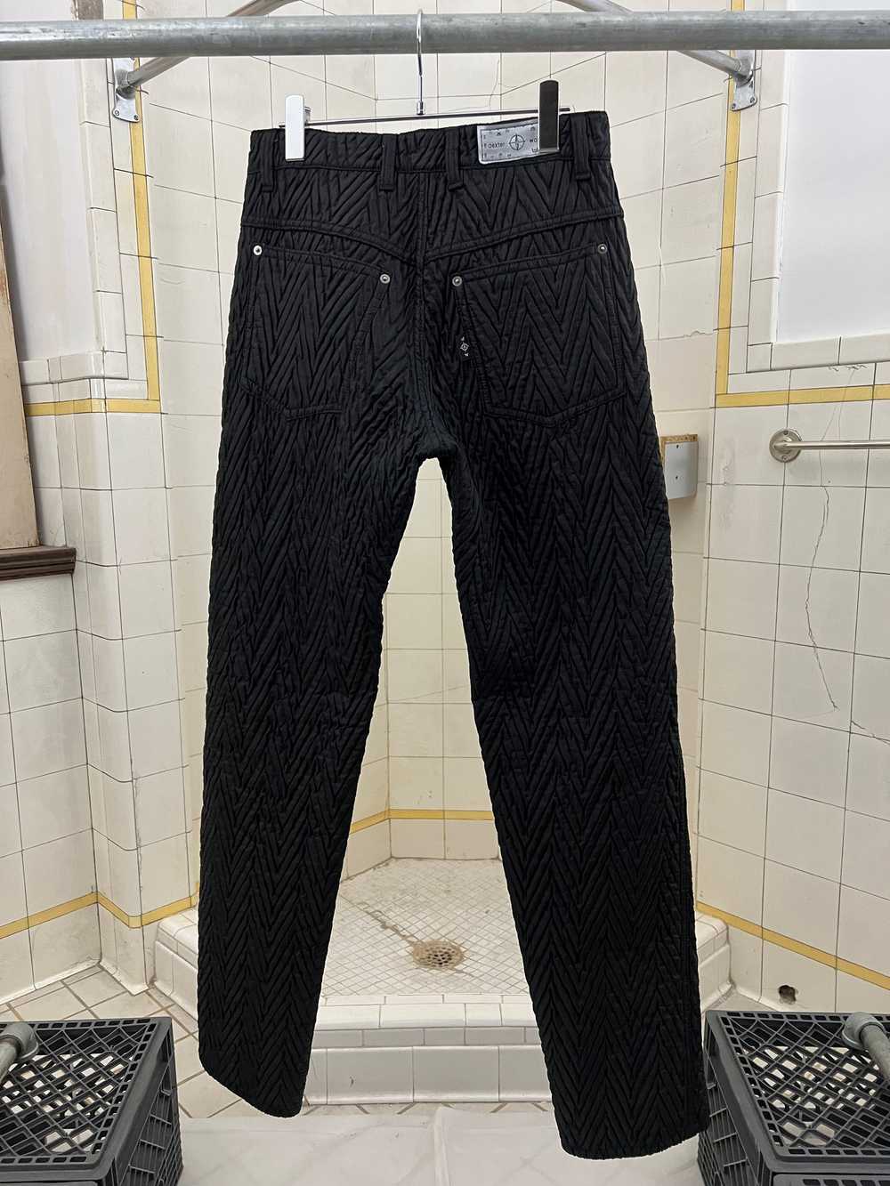 1990s Dexter Wong Quilted Chevron 5 Pocket Pants - image 7