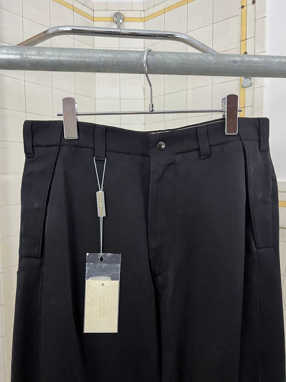 1990s Armani Padded Knee Work Trousers - image 2