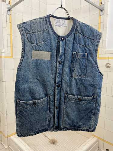 1980s Katharine Hamnett x Goldie Denim Flight Vest - image 1