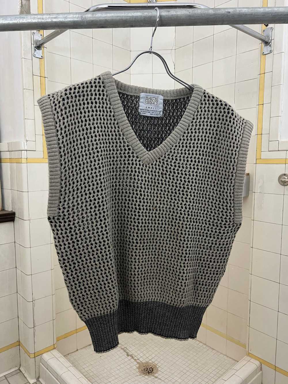 1980s Marithe Francois Girbaud Knitted Thermal Sw… - image 2