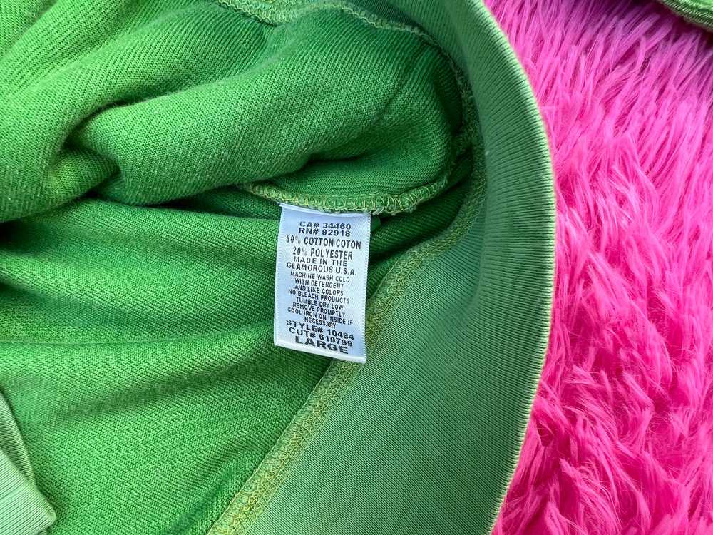 green terrycloth juicy couture hoodie - image 3