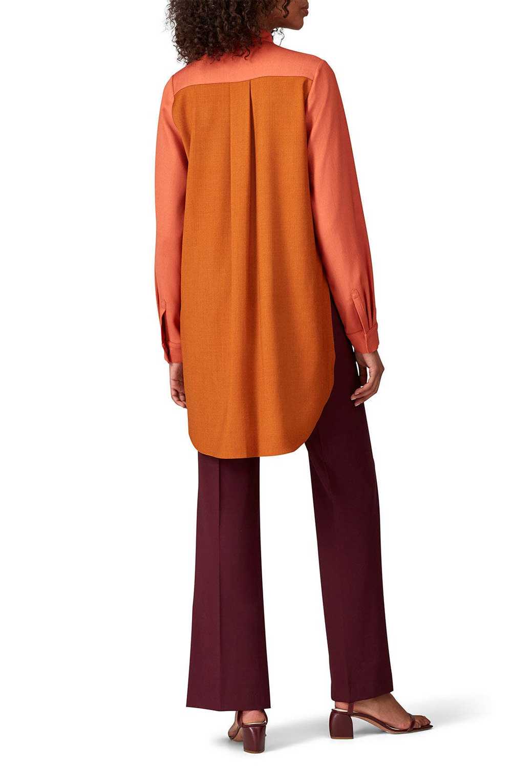 Roksanda Burnt Orange Tailoring Top - image 3