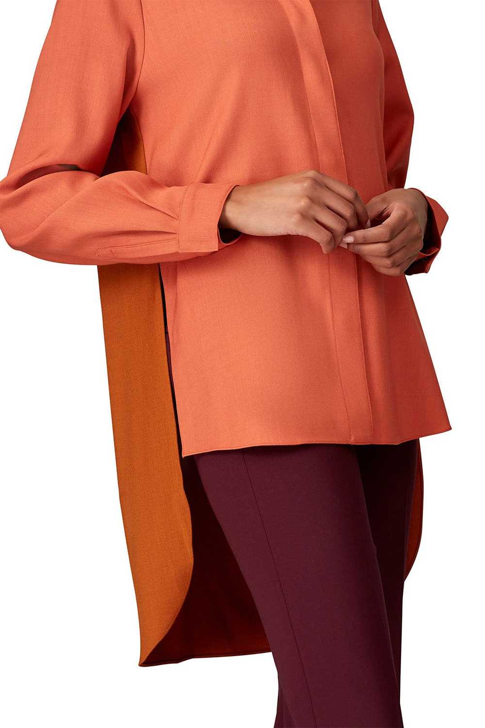 Roksanda Burnt Orange Tailoring Top - image 4