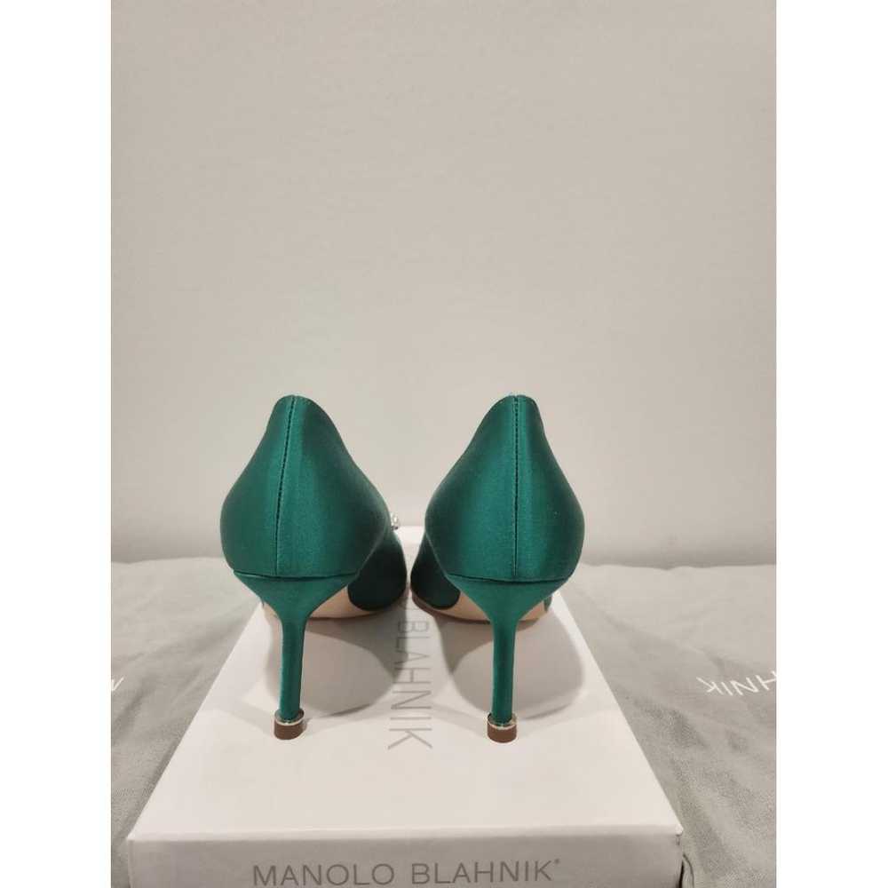 Manolo Blahnik Hangisi cloth heels - image 2