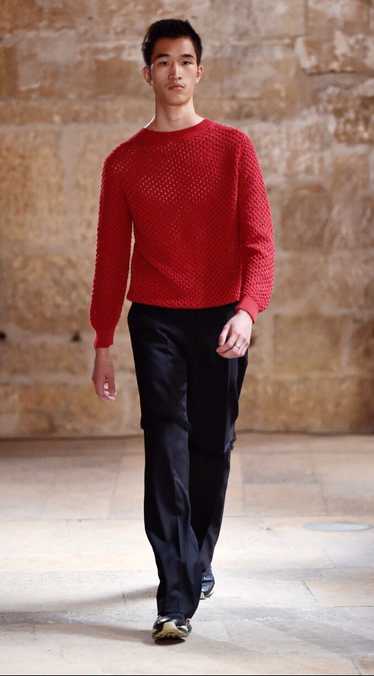 Namacheko SS18 Red Loose Knit Sweater