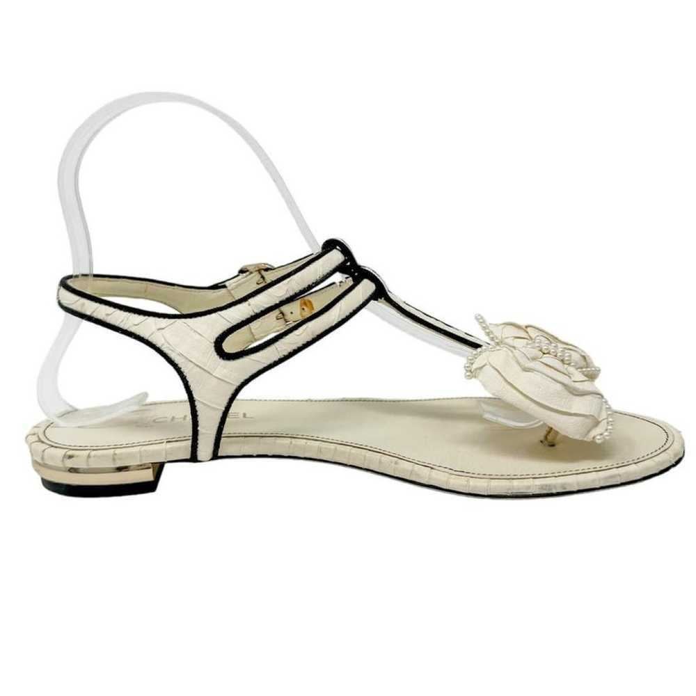 Chanel Leather sandal - image 10