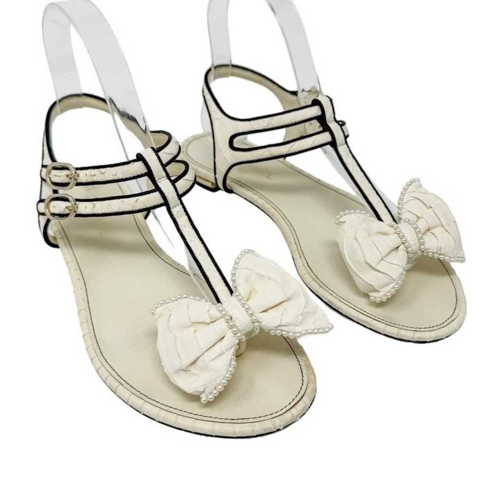 Chanel Leather sandal - image 2