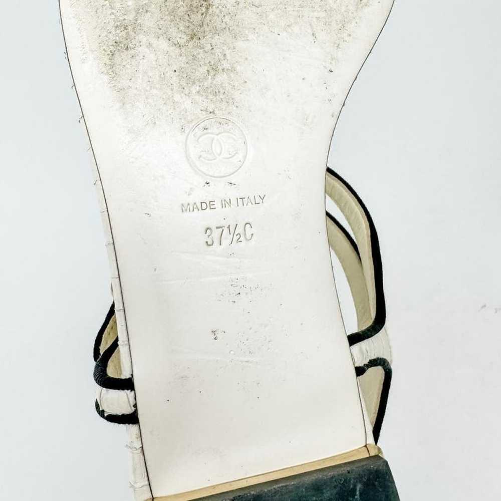 Chanel Leather sandal - image 3