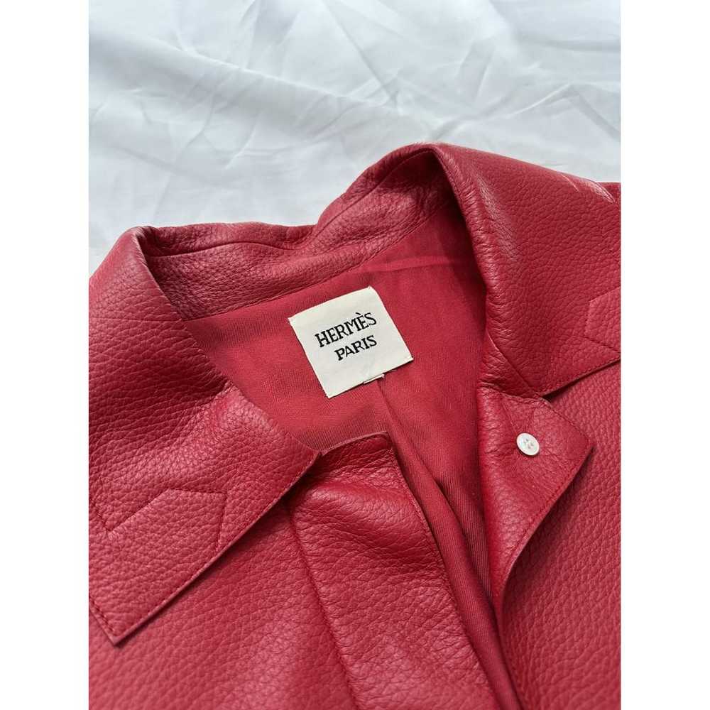 Hermès Leather jacket - image 2