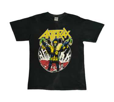 Band Tees × Vintage 2000s Anthrax Judge Dredd Reb… - image 1