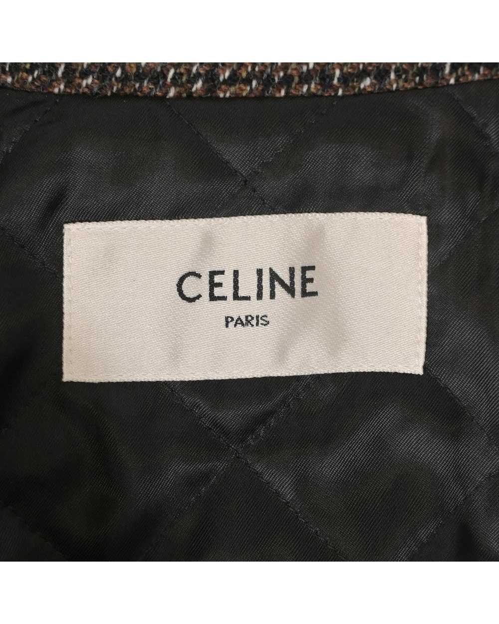 Celine Luxurious Teddy Tweed Hunting Jacket in Br… - image 7