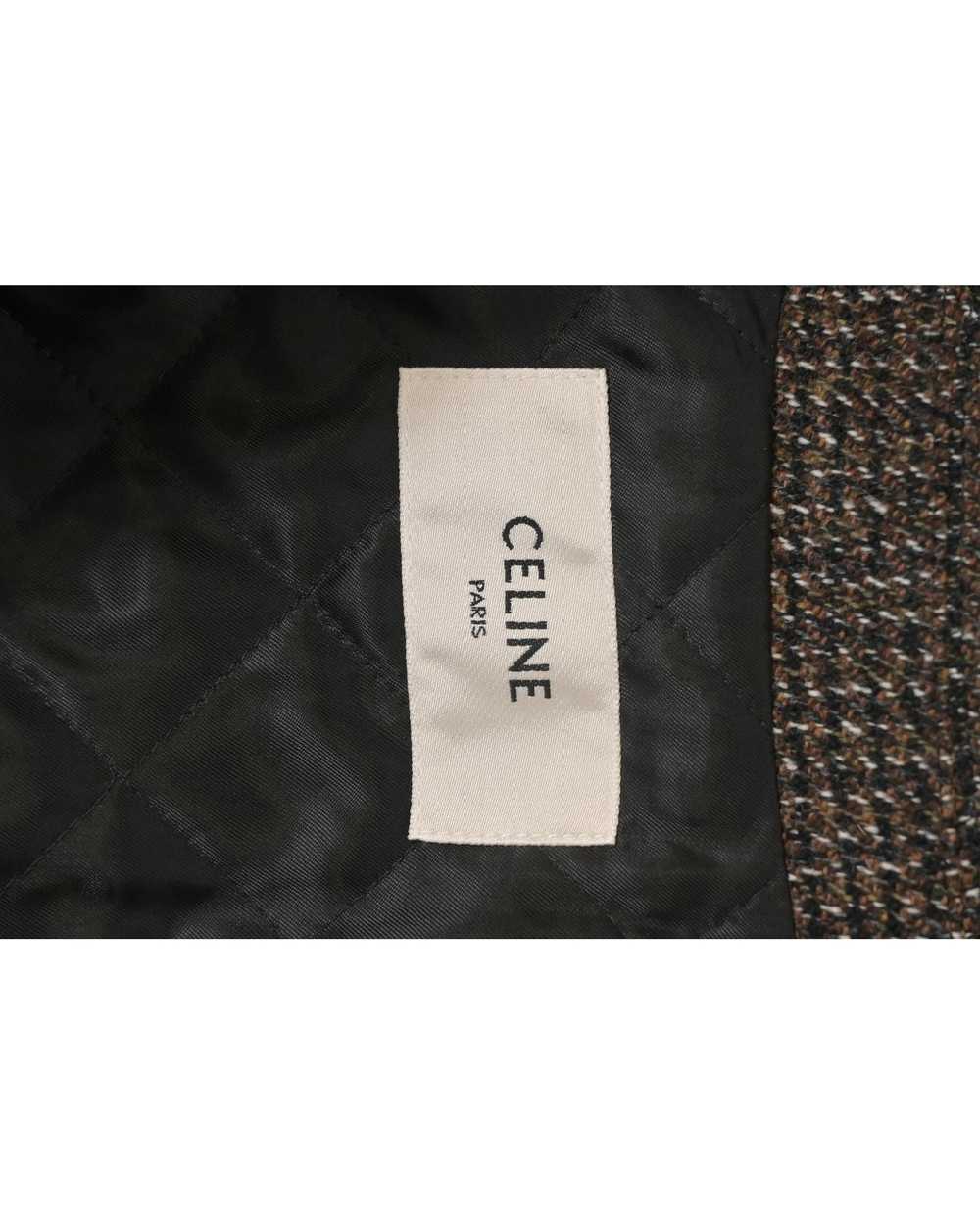 Celine Luxurious Teddy Tweed Hunting Jacket in Br… - image 8