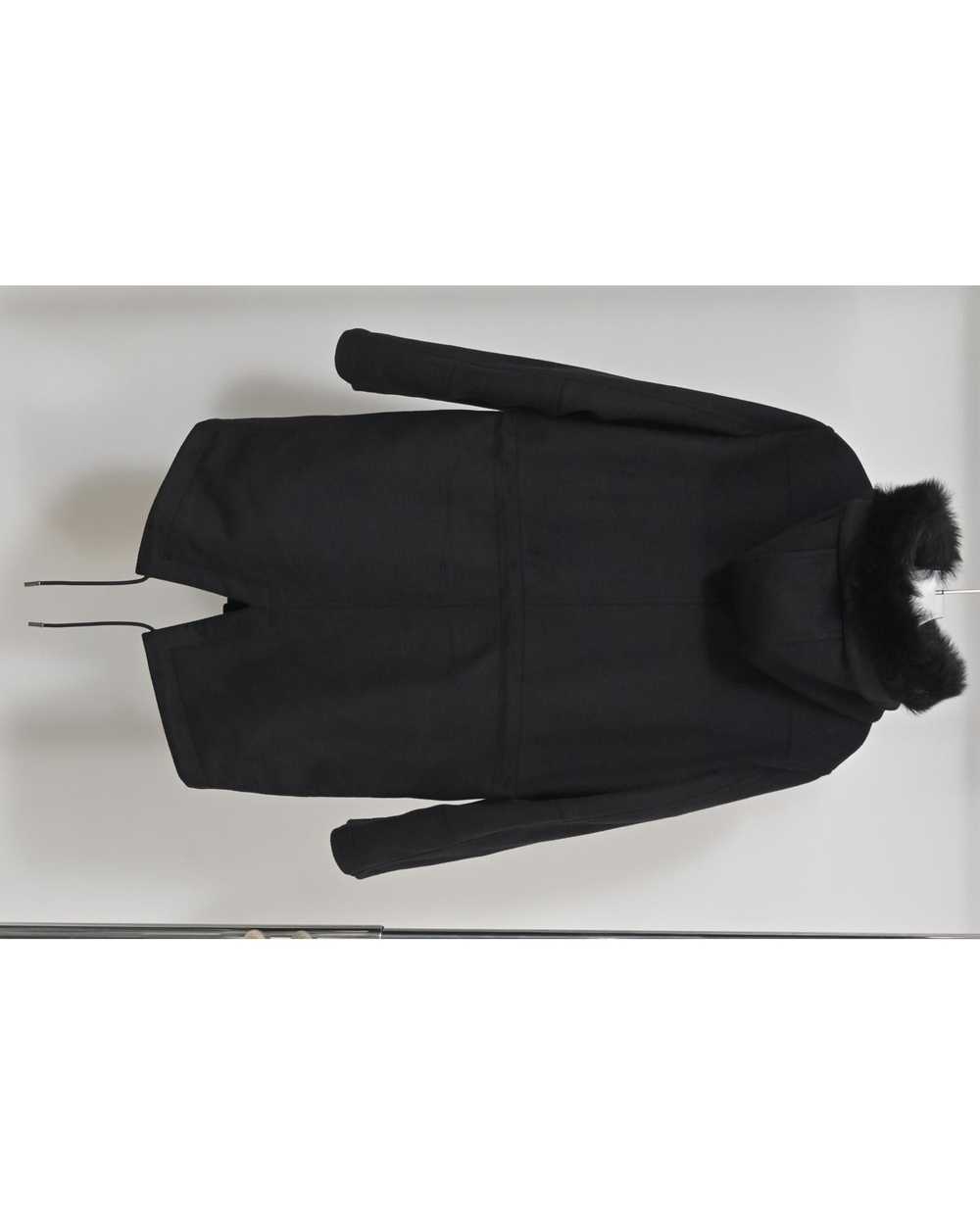 Dior Black Wool Fur Hood Zip Parka with Melton De… - image 6
