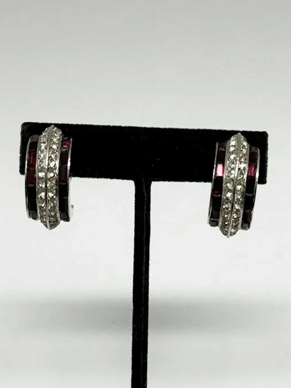 Vintage Kenneth Lane Hoop Earrings - image 5