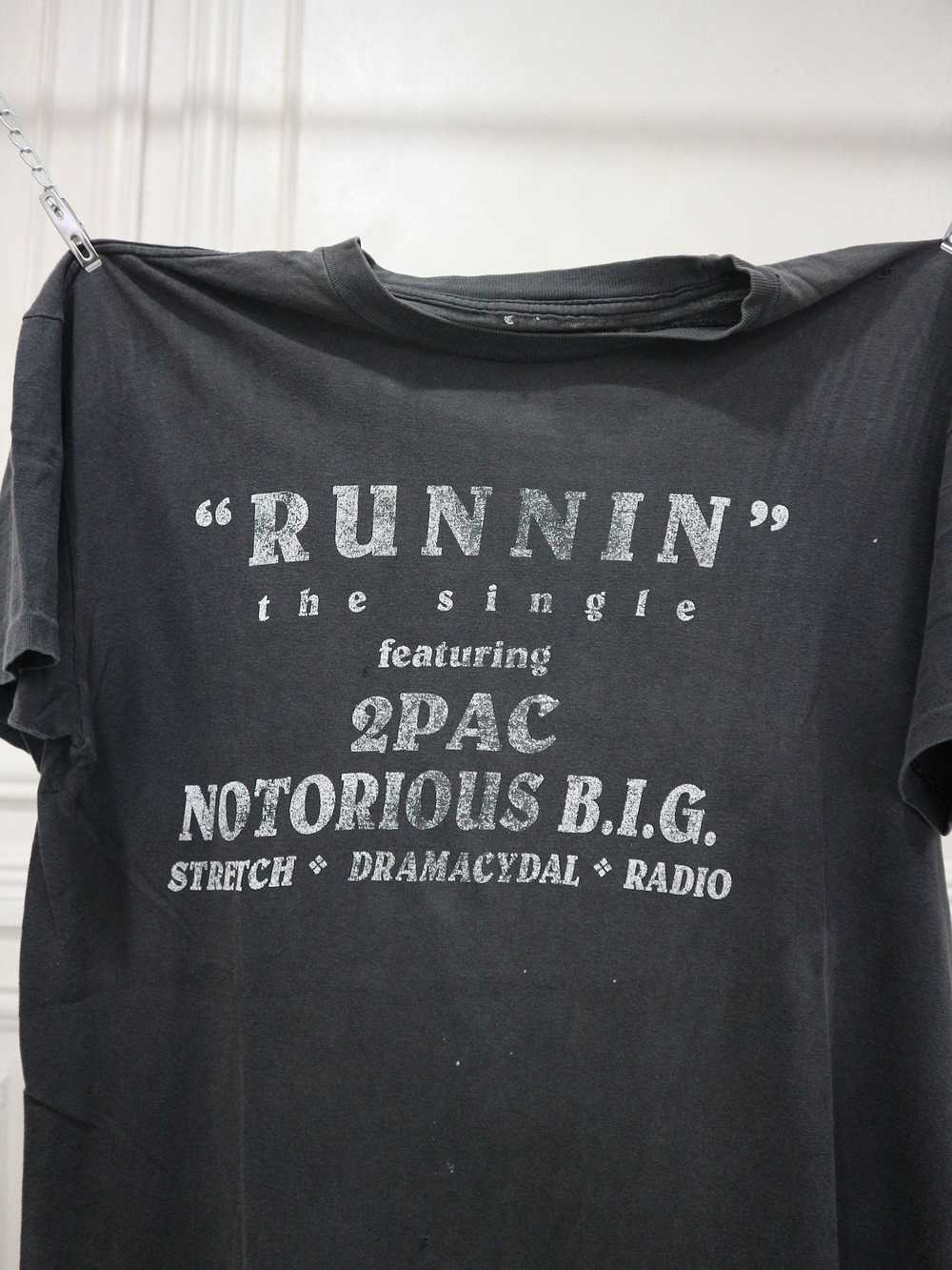 Rap Tees × Vintage 90s Vintage Runnin Tupac and N… - image 2