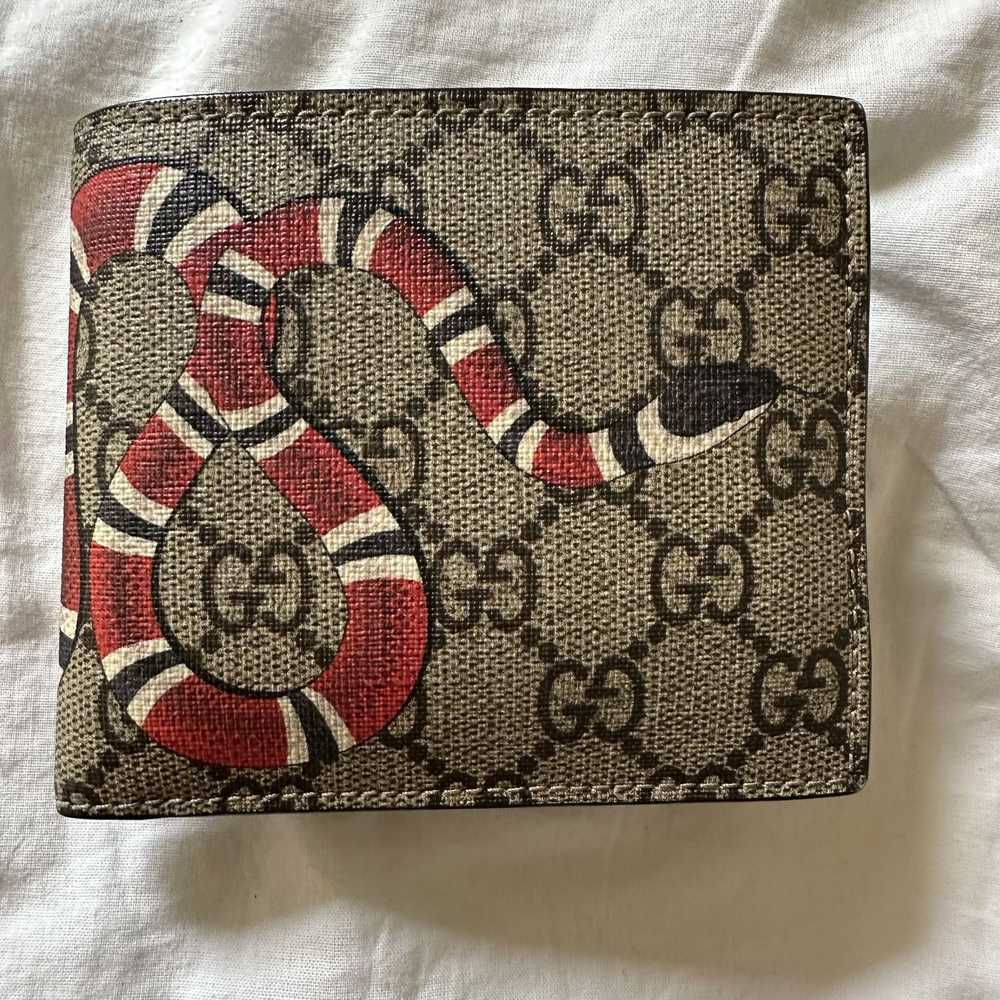 Gucci Gucci Bi-Fold Wallet Kingsnake Print - image 2