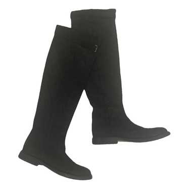 Ann Demeulemeester Leather riding boots - image 1