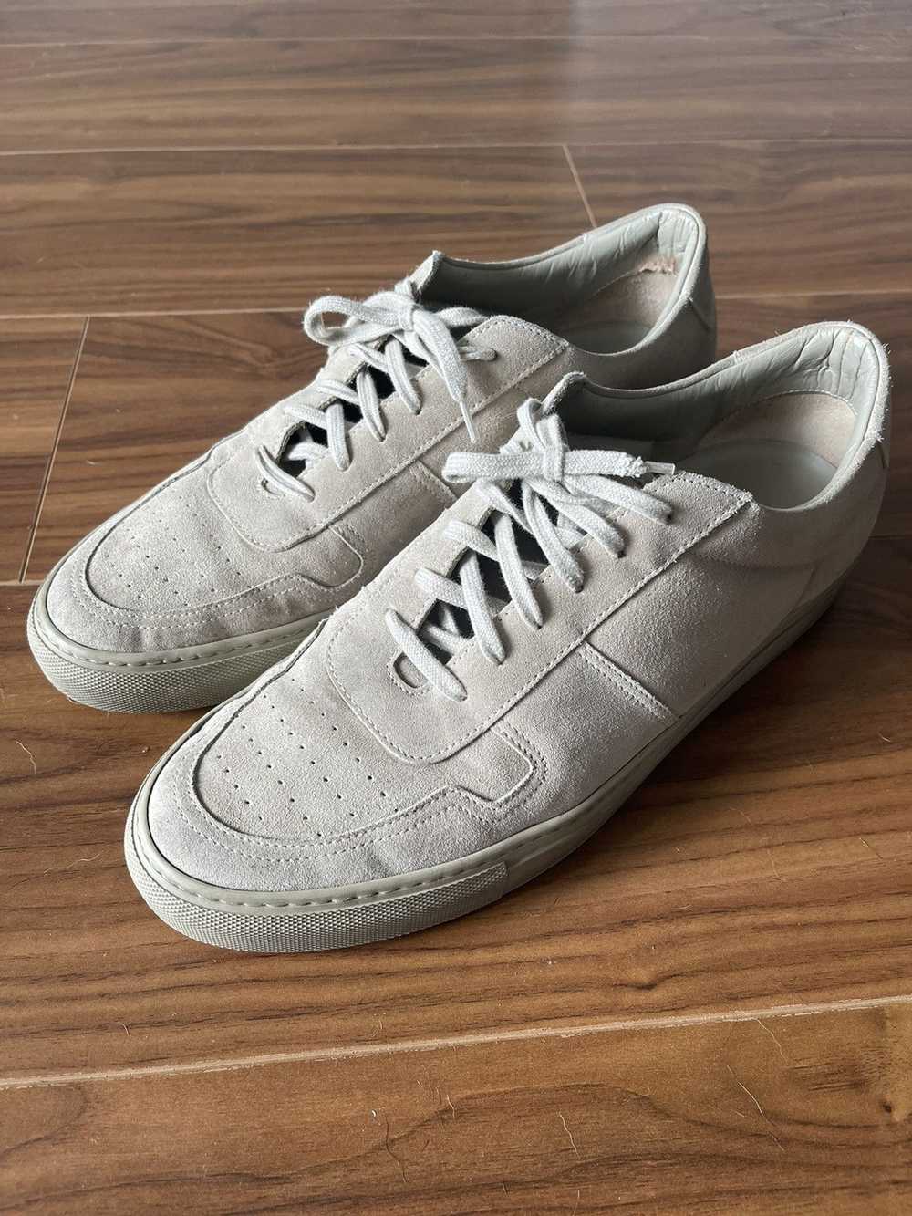 Common Projects Common Project BBall Low Suede Si… - image 1