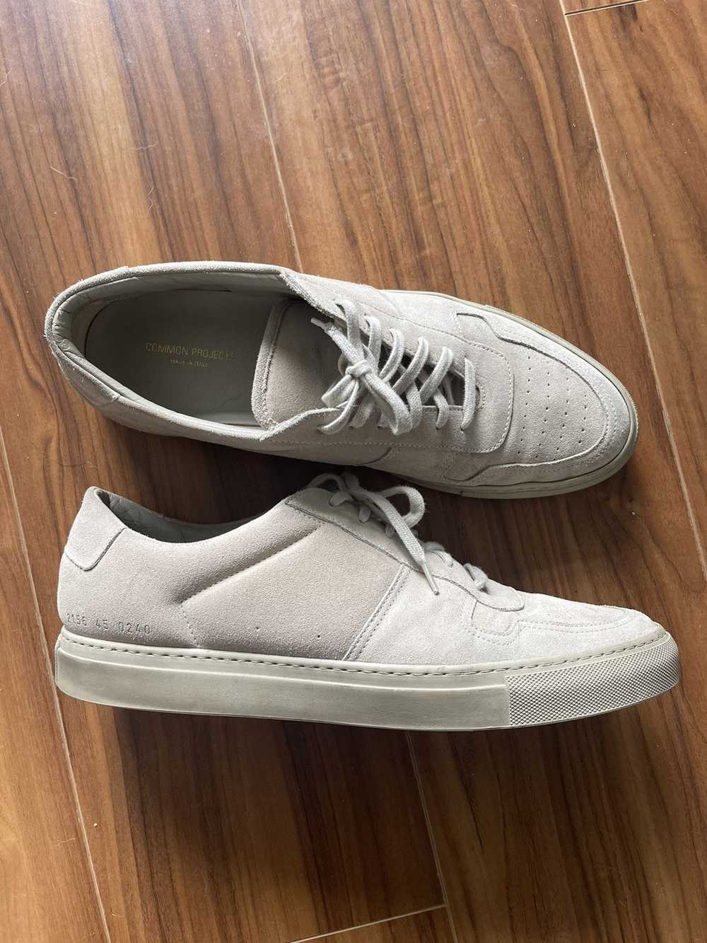 Common Projects Common Project BBall Low Suede Si… - image 3