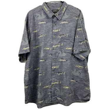 Other Woolrich Short Sleeve Shirt Blue & White Fis