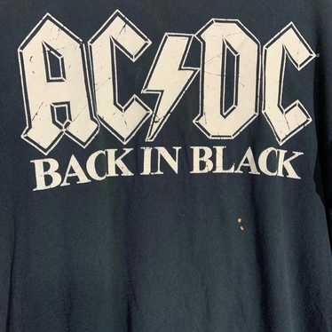 Designer ACDC black Xlarge graphic vintage T-shirt