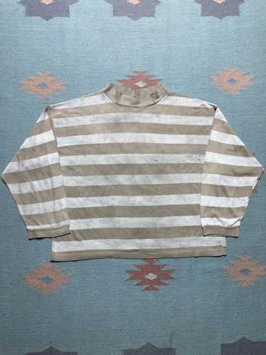 Streetwear × Vintage VTG 70s striped t shirt distr