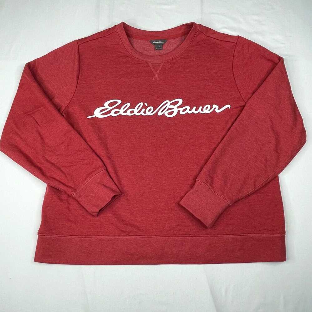 Eddie Bauer Eddie Bauer Shirt Womens Large Red Pu… - image 1