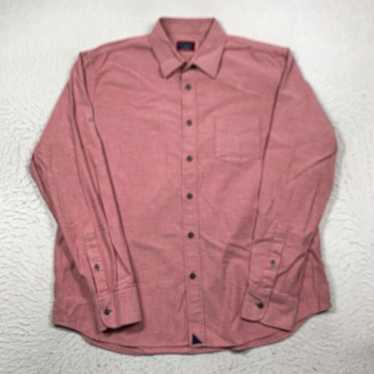 UNTUCKit UNTUCKit Shirt Mens Large Red Button Up L
