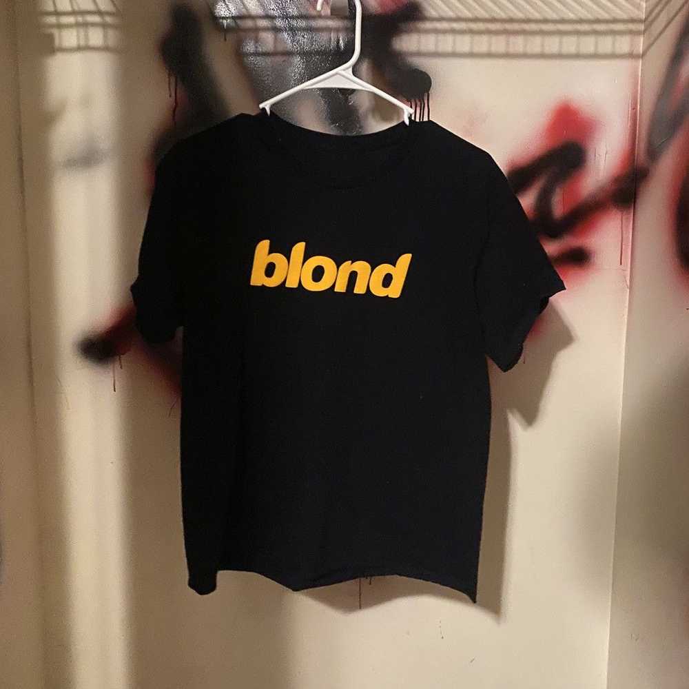 Frank Ocean × Streetwear × Vintage black blond ts… - image 1