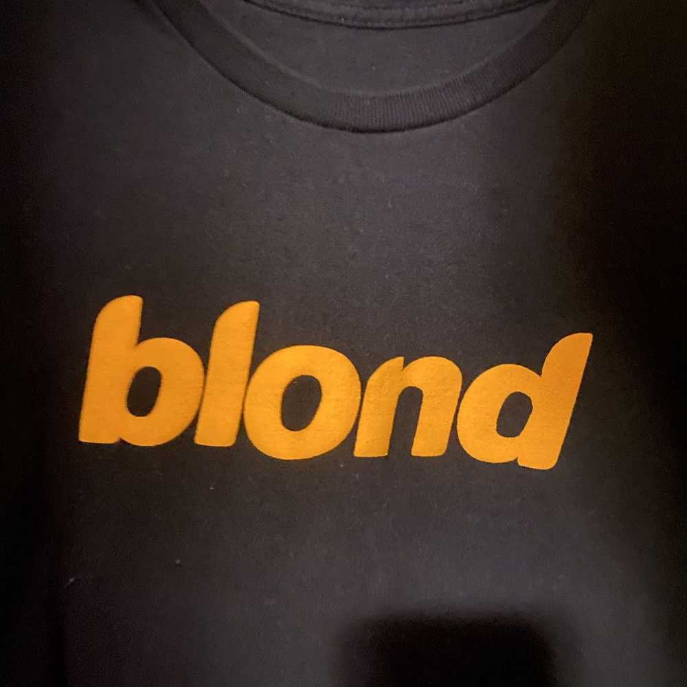 Frank Ocean × Streetwear × Vintage black blond ts… - image 2