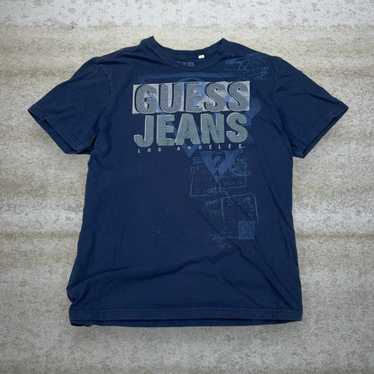 Guess × Streetwear × Vintage Guess Jeans Tee Navy 