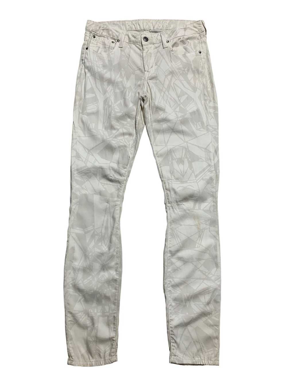 Helmut Lang Helmut Lang full printed skinny jeans - image 1