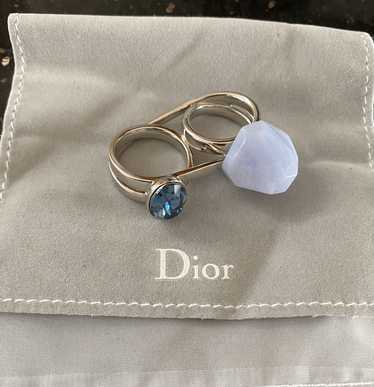 Dior Double-Finger Ring Size 8.5