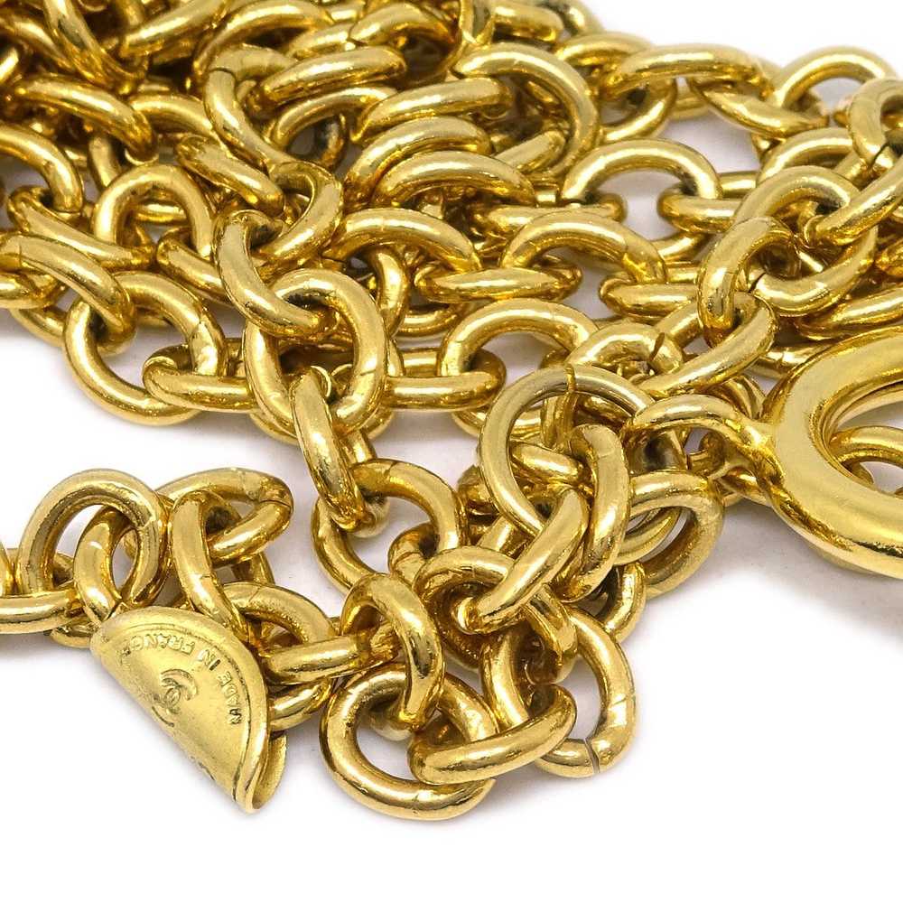 Chanel CHANEL Bag Chain Pendant Necklace Gold 161… - image 4