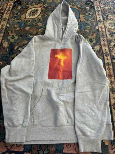 Supreme Andres Serrano/Supreme grey hoodie