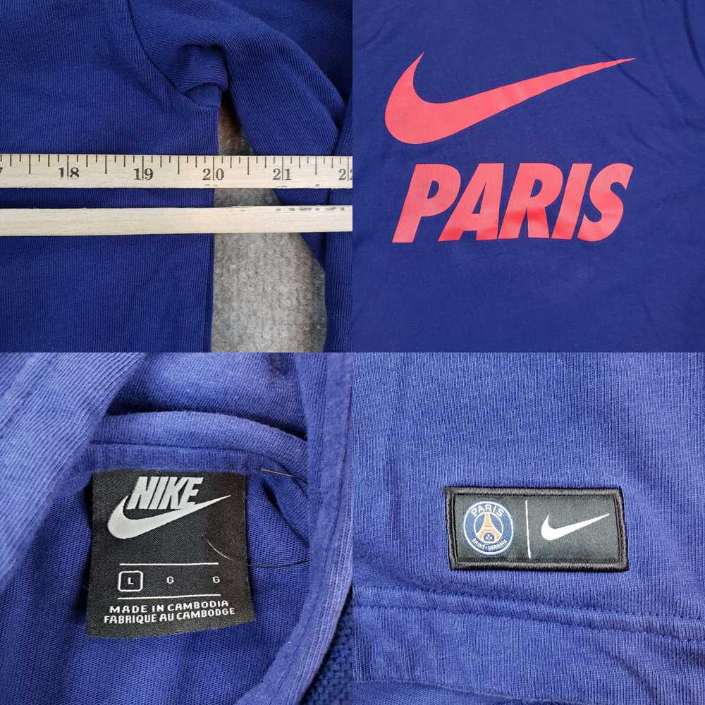 Nike Nike Hoodie Mens Large Purple Paris Saint Ge… - image 4