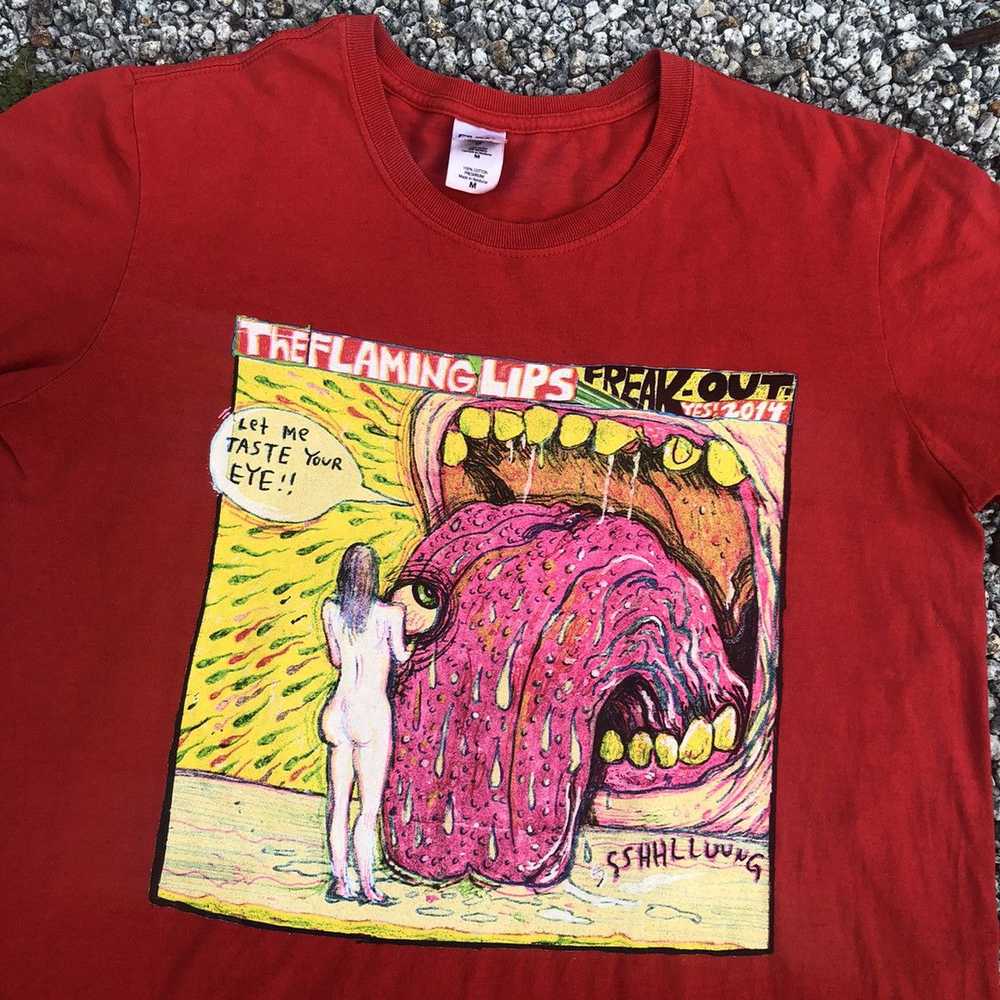 Band Tees × Rare × Vintage The Flaming Lips 2014 … - image 1