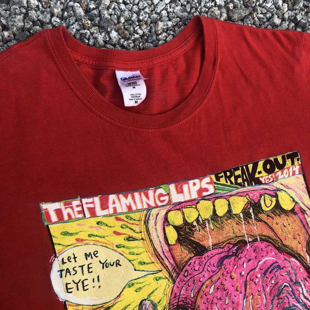 Band Tees × Rare × Vintage The Flaming Lips 2014 … - image 7