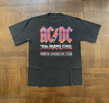 Ac/Dc × Band Tees × Vintage Vintage AC/DC Razors … - image 1