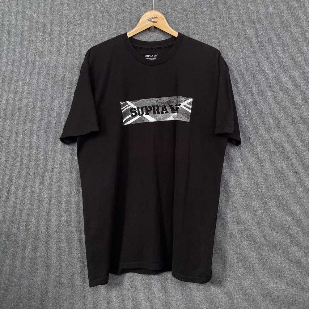 Streetwear × Supra Skate Brand x Supra Box Logo T Shirt