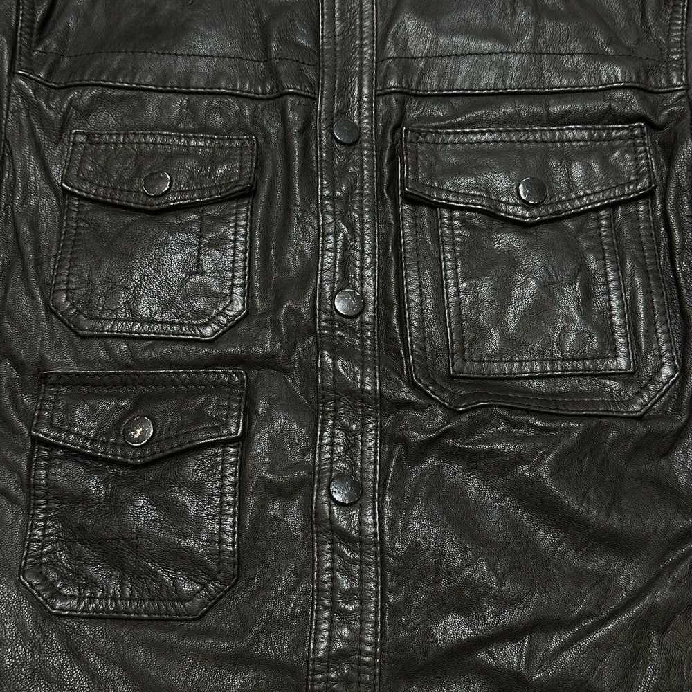 Allsaints × Avant Garde × Leather Jacket Allsaint… - image 3