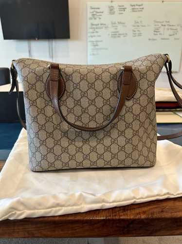 Gucci GG Supreme Monogram Linea A Foldover Tote Br