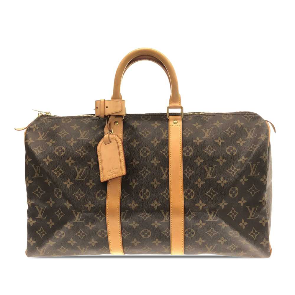 Brown Louis Vuitton Monogram Keepall 45 Travel Bag - image 1