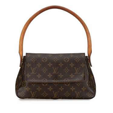 Brown Louis Vuitton Monogram Looping Mini Shoulder