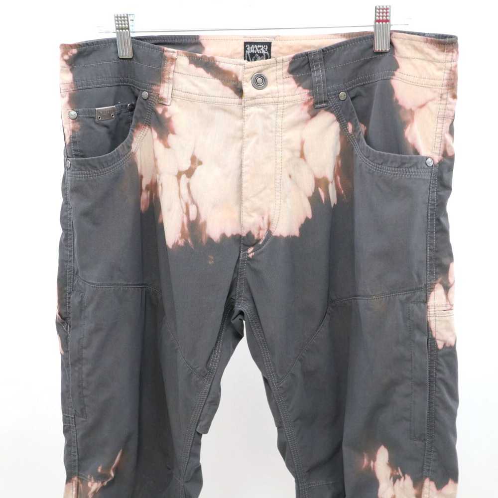 Vintage Kuhl Pants Mens Bleach Dyed 34x32 Cotton … - image 2