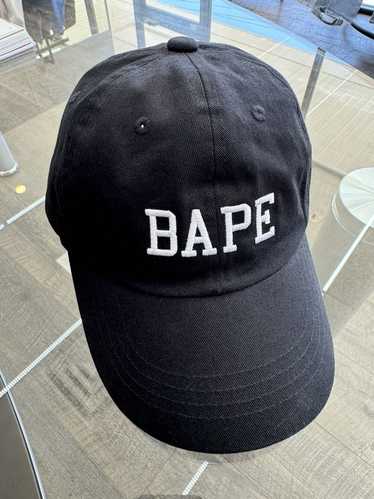 Bape Logo Baseball Cap Black