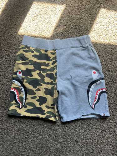 Bape bape og camo sweatshorts - image 1